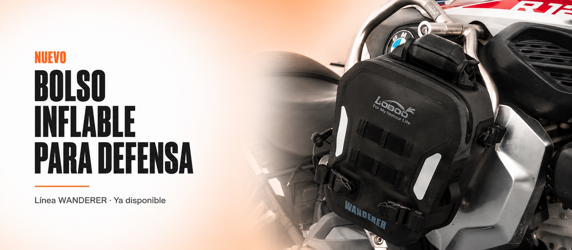 LOBOO Wanderer — bolso inflable para defensa