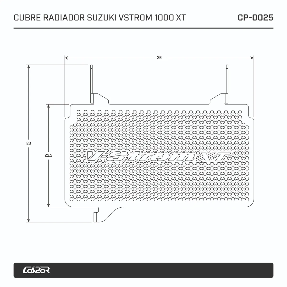 Cubre Radiador Suzuki V-Strom 1000 XT - Image 4