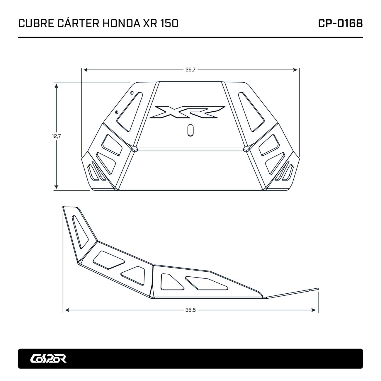 CUBRE CARTER HONDA XR 150 - Image 9