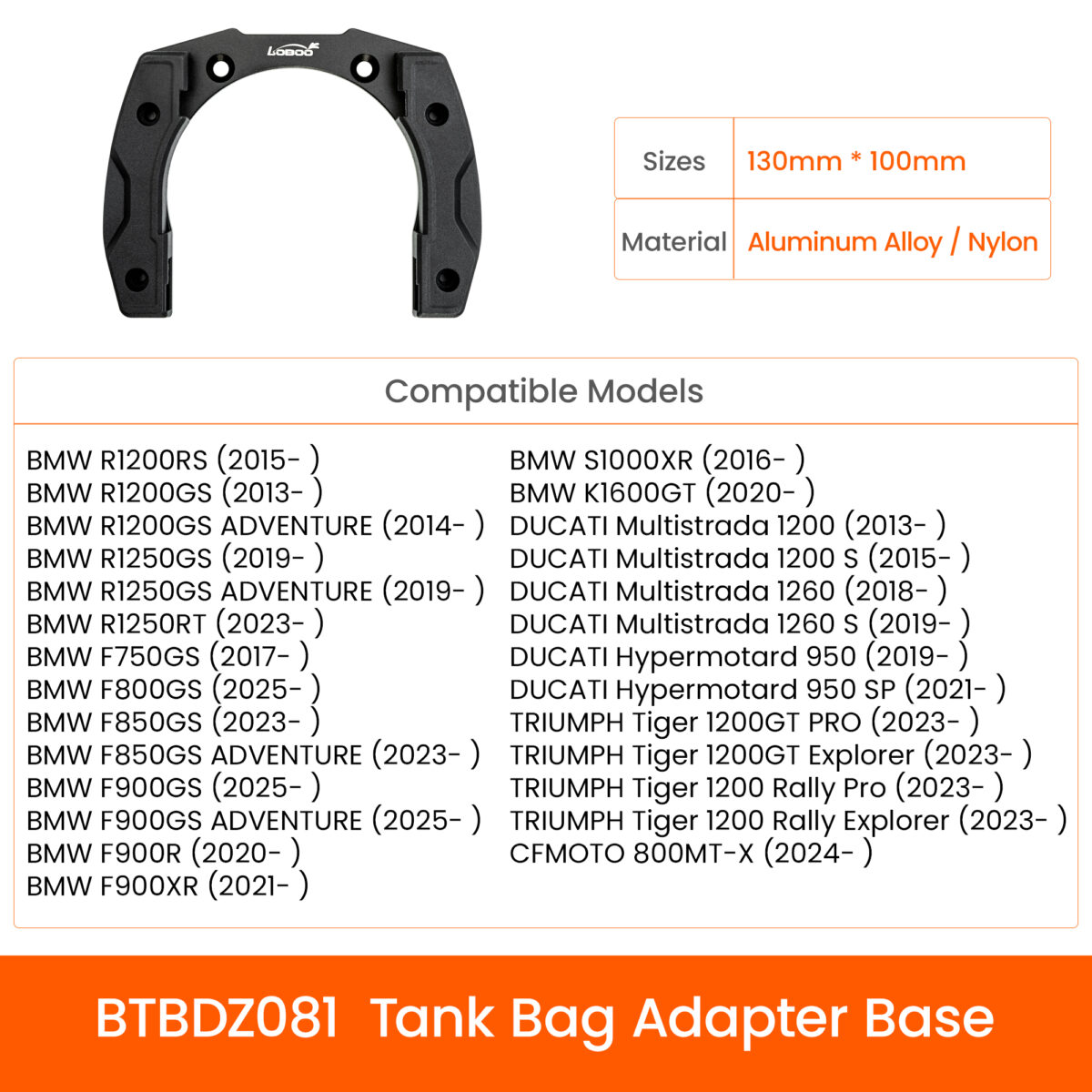 Adaptador Bolso Tanque BMW