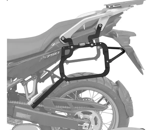 Soporte Baules Laterales Honda Xl Transalp 750 2026/+ – Scam Negro