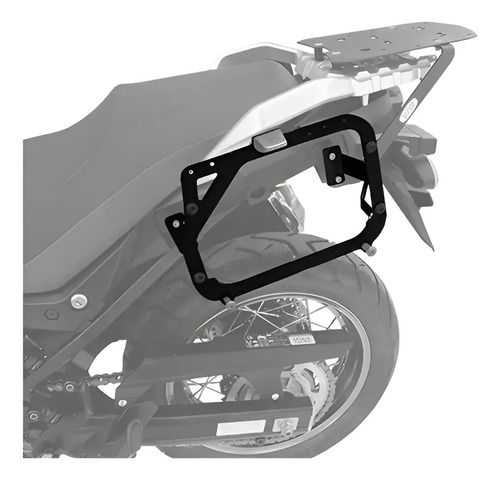 Soporte Baules Laterales Suzuki V-strom 650 Xt - Scam Negro