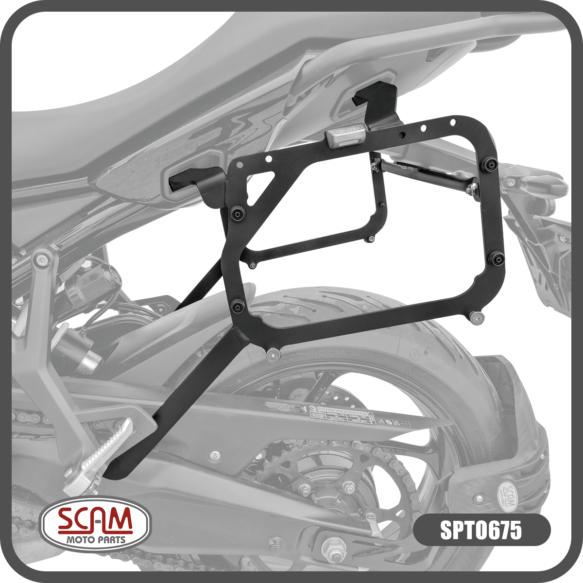 Soporte Baúl Lateral Triumph Tiger 660 Sport 2022+ / Tiger 800 Sport 2025+